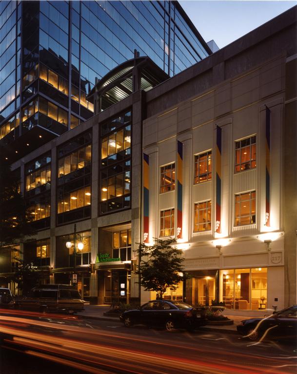 217 Tryon Building at Dusk