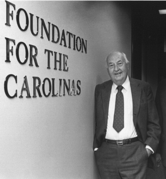 Gordon Berg in front of FFTC Sign