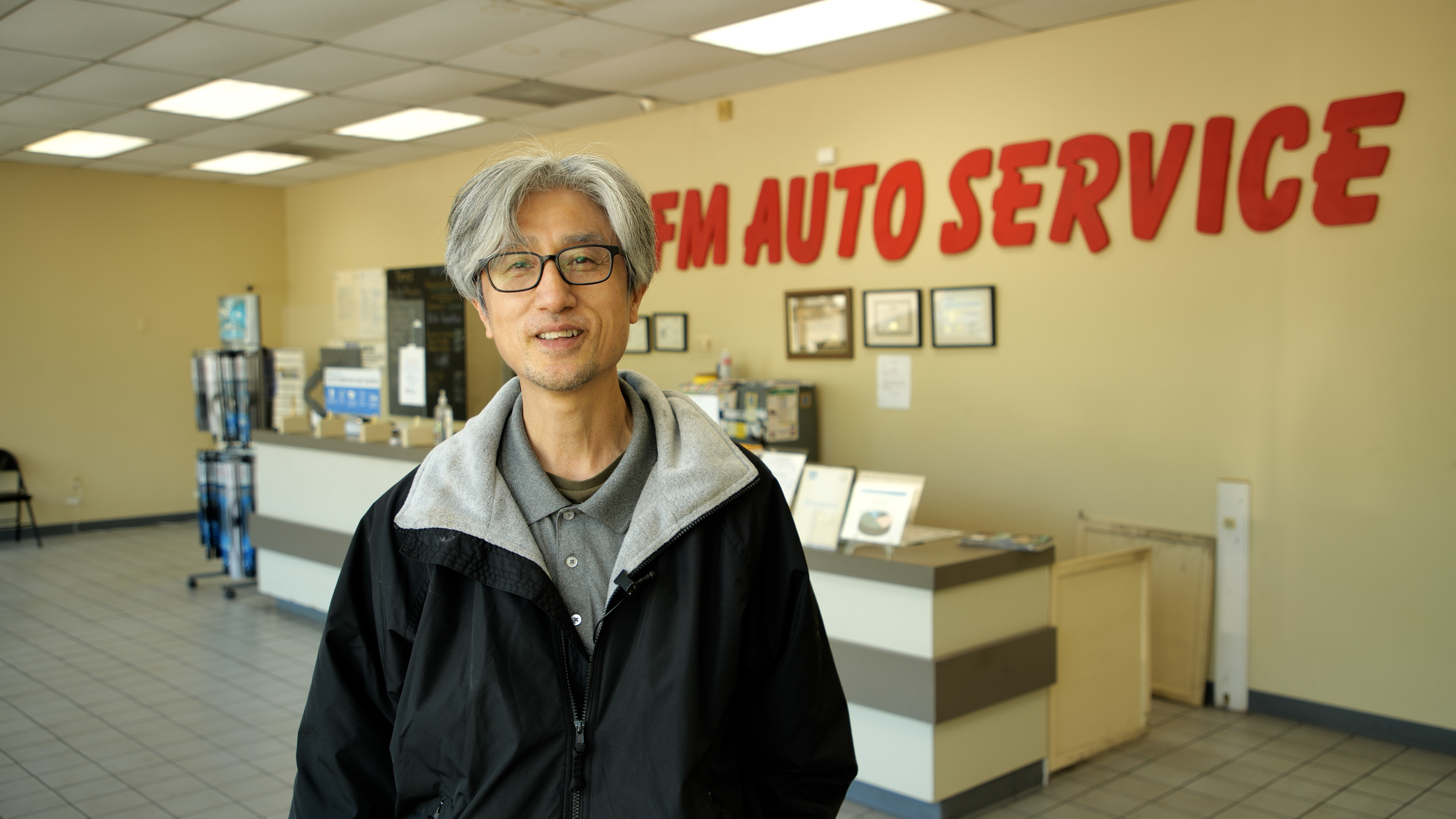 FM Auto Service, a car repair business in East Charlotte owned by Kevin Pak, received a grant from the Beyond Open CLT grant program.