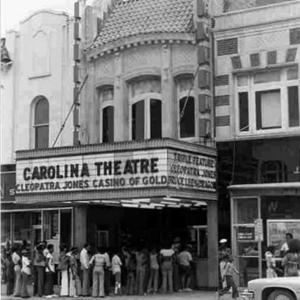 Historic Carolina Theatre 1975 Marquee