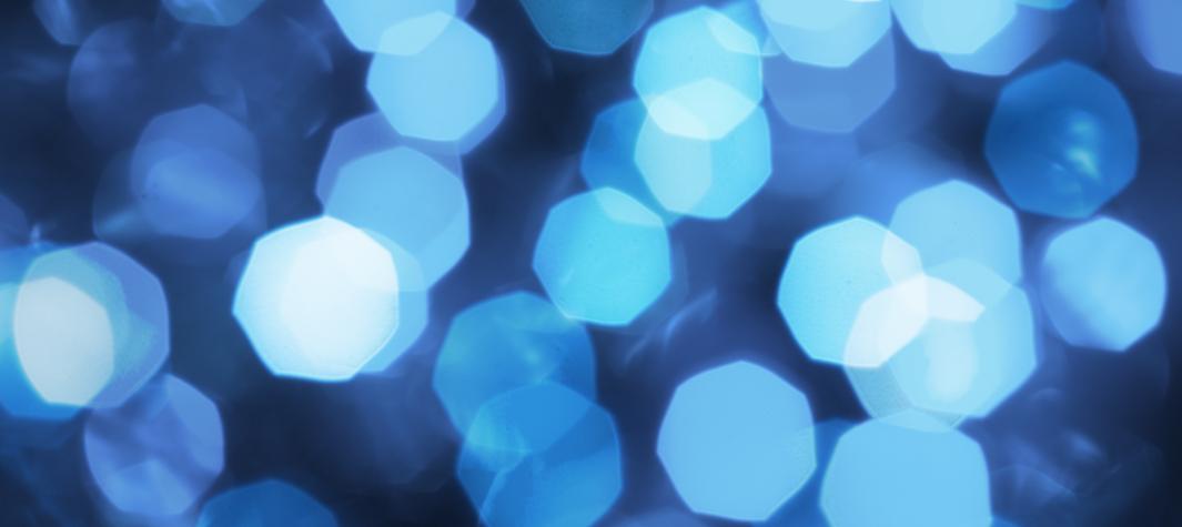 image of unfocused colored spotlights